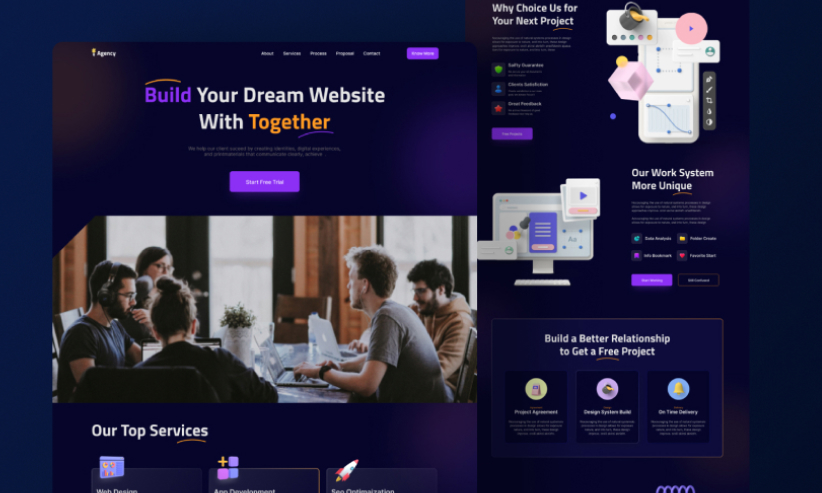 I will design a professional responsive website for your business